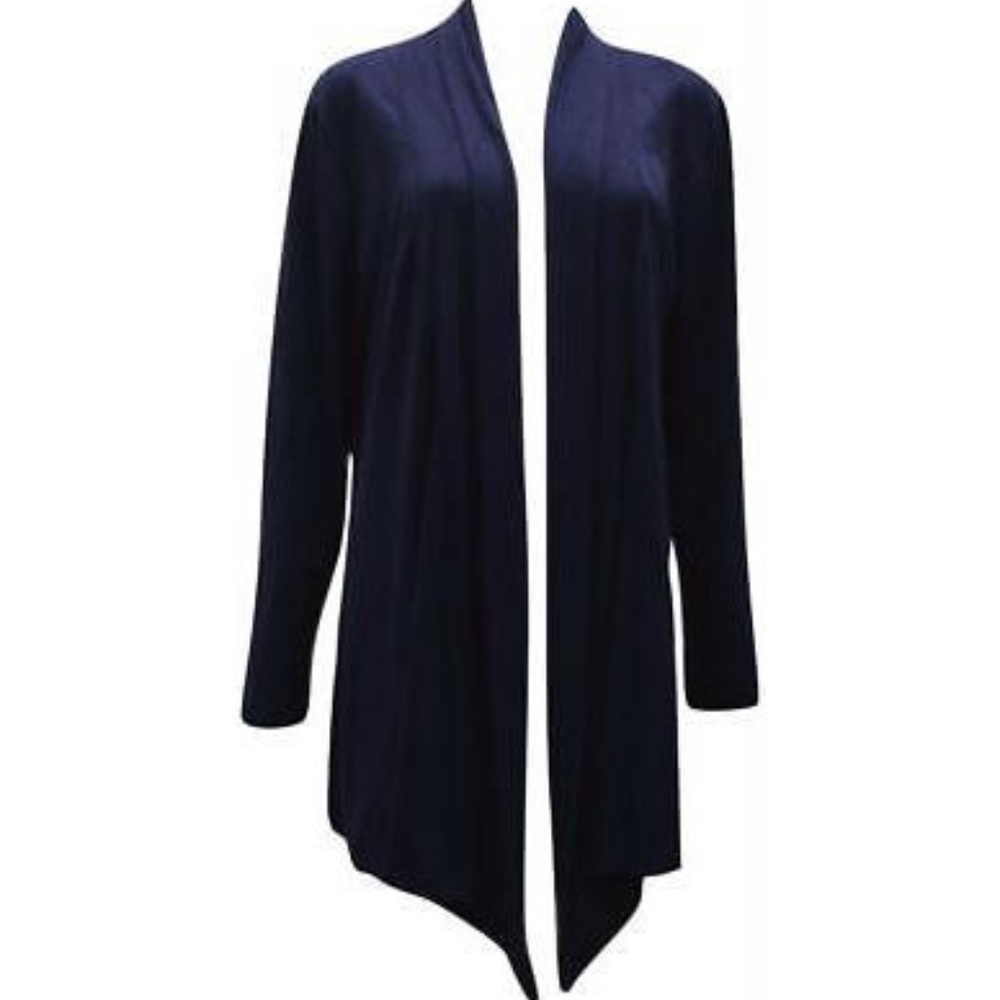 💕TED BAKER LONDON💕 Zema Long Line Wrap Cardigan Sweater Black NWT